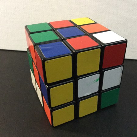 Scrambled Rubik's Cube circa 1985